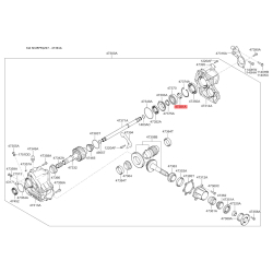 Кольцо раздаточной коробки 47381-39000 Mobis