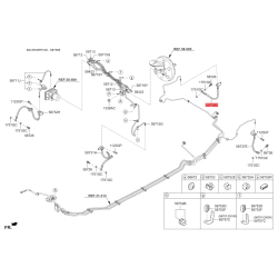 Шланг тормозной правый 58738-C5000 Mobis
