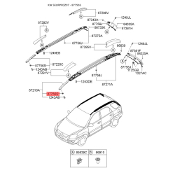 Молдинг крыши 87756-34520 Mobis