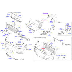 Эмблема задней и боковой двери, капота 86320-F2100 Mobis