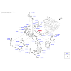 Прокладка випускного колектора 28521-2G700 Mobis