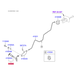 Шланг зчеплення 41640-2P200 Mobis
