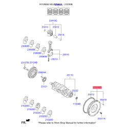 Маховик 23200-03AC0 Mobis