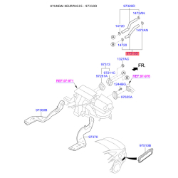Шланг (патрубок) системи охолодження 97311-3S100 Mobis