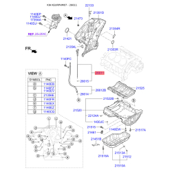 Щуп уровня масла 26611-3C502 Mobis