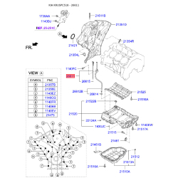 Щуп уровня масла 26611-2F011 Mobis