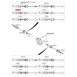 ШРКШ (граната) правий 49592-3E210 Mobis