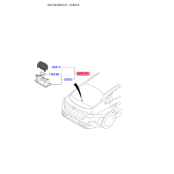 Плафон багажника и перчаточного ящика (бардачка) 92601-3M000 Mobis