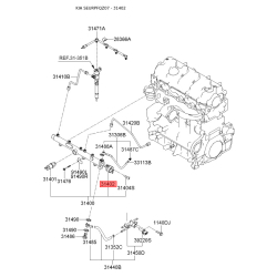 Редукційний клапан, Common-Rail-System 31402-27010 Mobis