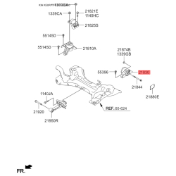 Подушка двигуна 21830-4R000 Mobis