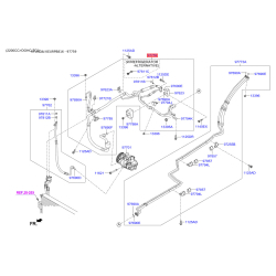 Трубопровод высокого / низкого давления, кондиционер 97759-2W001 Mobis