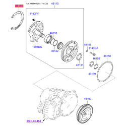 Прокладка масляний насос 46156-22030 Mobis