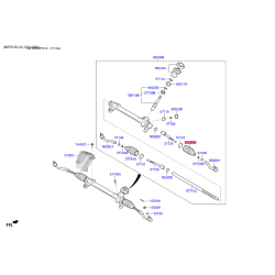 Пильовик кермового механізму 56528-C1000 Mobis