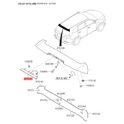 Додатковий ліхтар сигнал гальмування 92700-C5000 Mobis