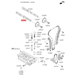 Розподільний вал 24200-25000 Mobis