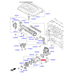 Прокладка корпус термостата 28421-2A600 Mobis