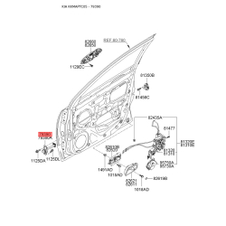 Петля бічних дверей права 79390-1G000 Mobis
