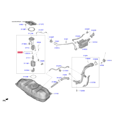 Прокладка датчик рівня палива 31380-3L100 Mobis