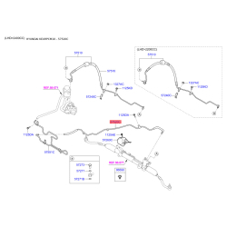 Гідравлічний шланг, кермо 57520-2B200 Mobis