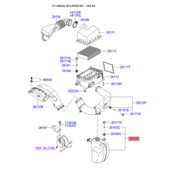 Резонатор системы впуска 28190-3K010 Mobis