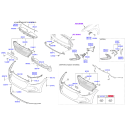 Датчик, система помощи при парковке 95720-F2100YMG Mobis