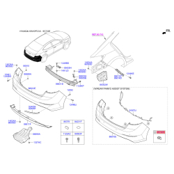 Датчик, система помощи при парковке 95720-F2000UYS Mobis