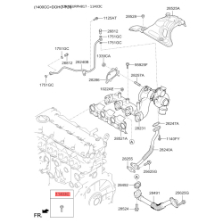 Болт кріплення, стабілізатор 28529-2A700 Mobis