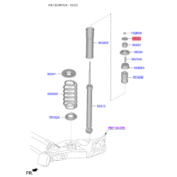 Шайба штока амортизатора 55322-1C000 Mobis