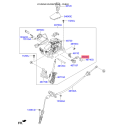 Датчик (перемикач, кінцевик) куліси режиму паркінгу АКПП 95840-3X500 Mobis