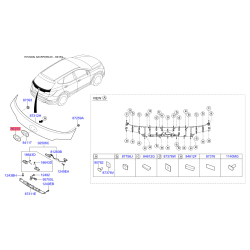 Емблема радіатора 86300-2W010 Mobis