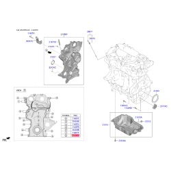 Болт кронштейна мотора 11403-08407B Mobis