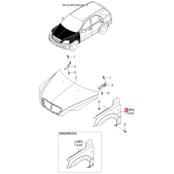 Прокладка клапанної кришки 22441-38010 Mobis