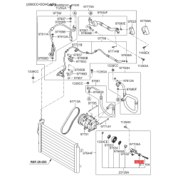 Винт (болт), натяжной ролик 97830-22000 Mobis