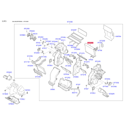 Испаритель, кондиционер 97139-2P000 Mobis