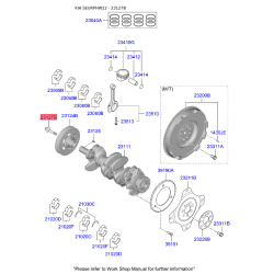 Болт шківа 23127-2U000 Mobis