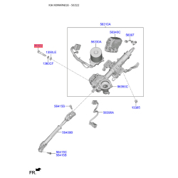 Болт рулевой колонки 56315-3X000 Mobis