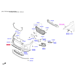 Решітка радіатора 86561-F2500 Mobis