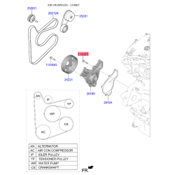 Болт КПП 11403-06306K Mobis