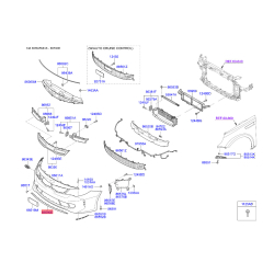 Спойлер 86591-A8000 Mobis