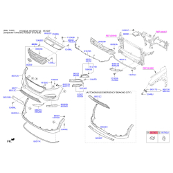 Датчик, система помощи при парковке 95720-D3000PYW Mobis