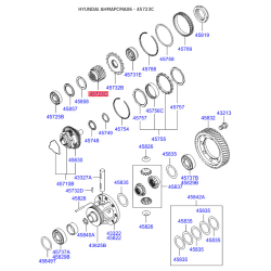 Передача планетарная АКПП 45723-3A511 Mobis