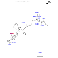 Цилиндр сцепления главный 41610-1R110 Mobis