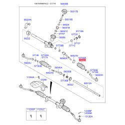 Чехол (пыльник, гофра) рулевого механизма 57740-2K001 Mobis