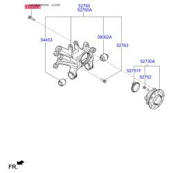 Болт передньої маточини 11236-10456K Mobis