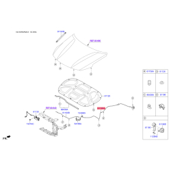 Тросик замку капота 81190-D4000 Mobis