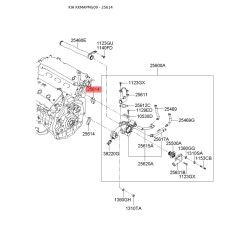 Прокладка термостату 25614-3E001 Mobis