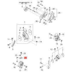 Прокладка головки ліва 22311-39502 Mobis