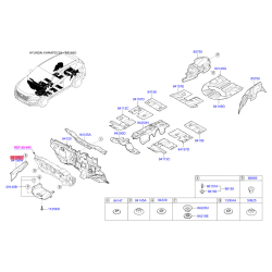 Кришка переднього крила права верхня 84169-D3000 Mobis