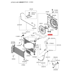 Додатковий резистор, вентилятор кондиціонера 25385-1C150 Mobis