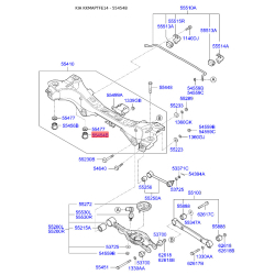 Сайлентблок балки 55456-3V000 Mobis